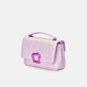 Bolsa De Hombro Songmont Small Chocolate Rosas | PERU 409831J