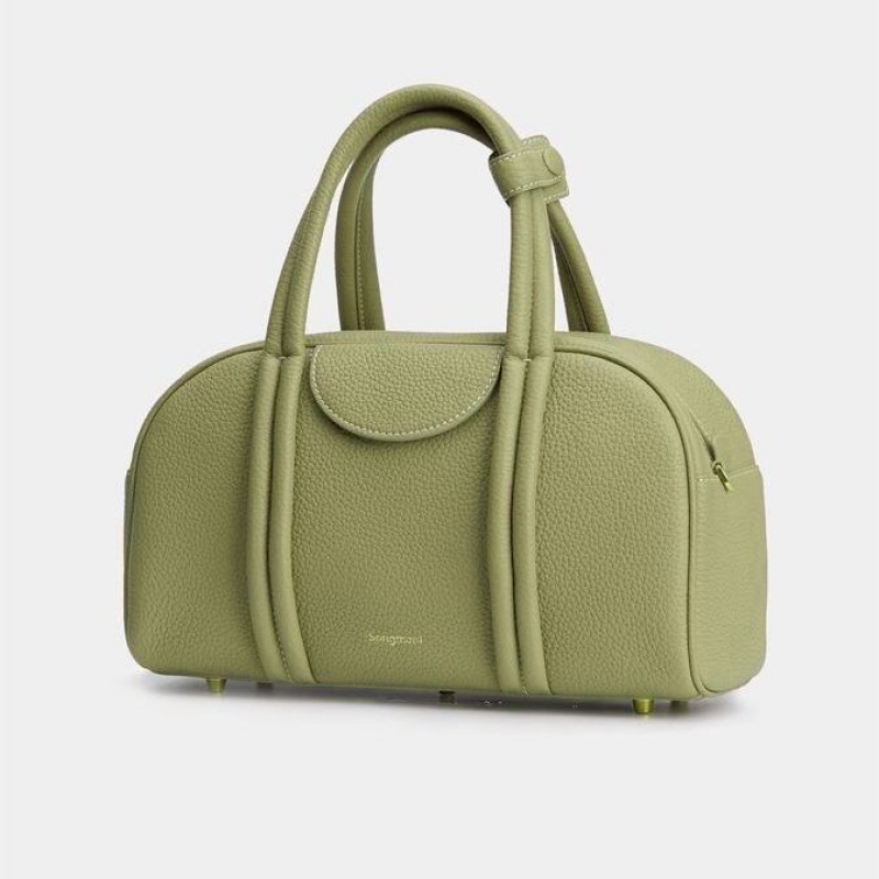 Bolsas Hombro Songmont Medium Bowling Verde Menta | PERU 375621H